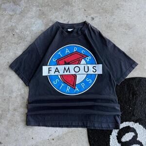Y2K Vintage Famous Straps Tee